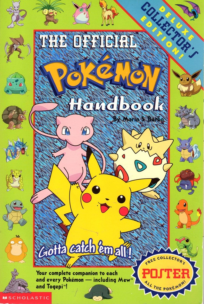 Pokemon: Official Pokemon Handbook: Deluxe Collecters’ Edition…
