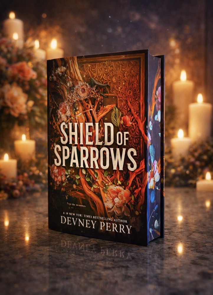 Shield of Sparrows Devney Perry GOLD Edition Romantasy – sprayed edges