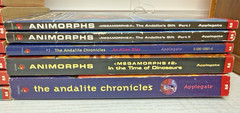 22 PC ANIMORPHS MEGAMORPHS ANDALITE CHRONICLES PAPERBACK BOOKS LOT APPLEGATE (K)