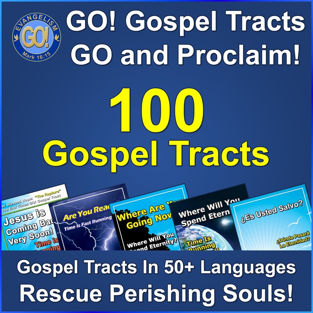 100 Gospel Tracts in Various Languages