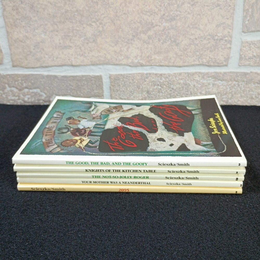 The Time Warp Trio Series Jon Scieszka Lane Smith Lot of 5 Books Kids Chapter