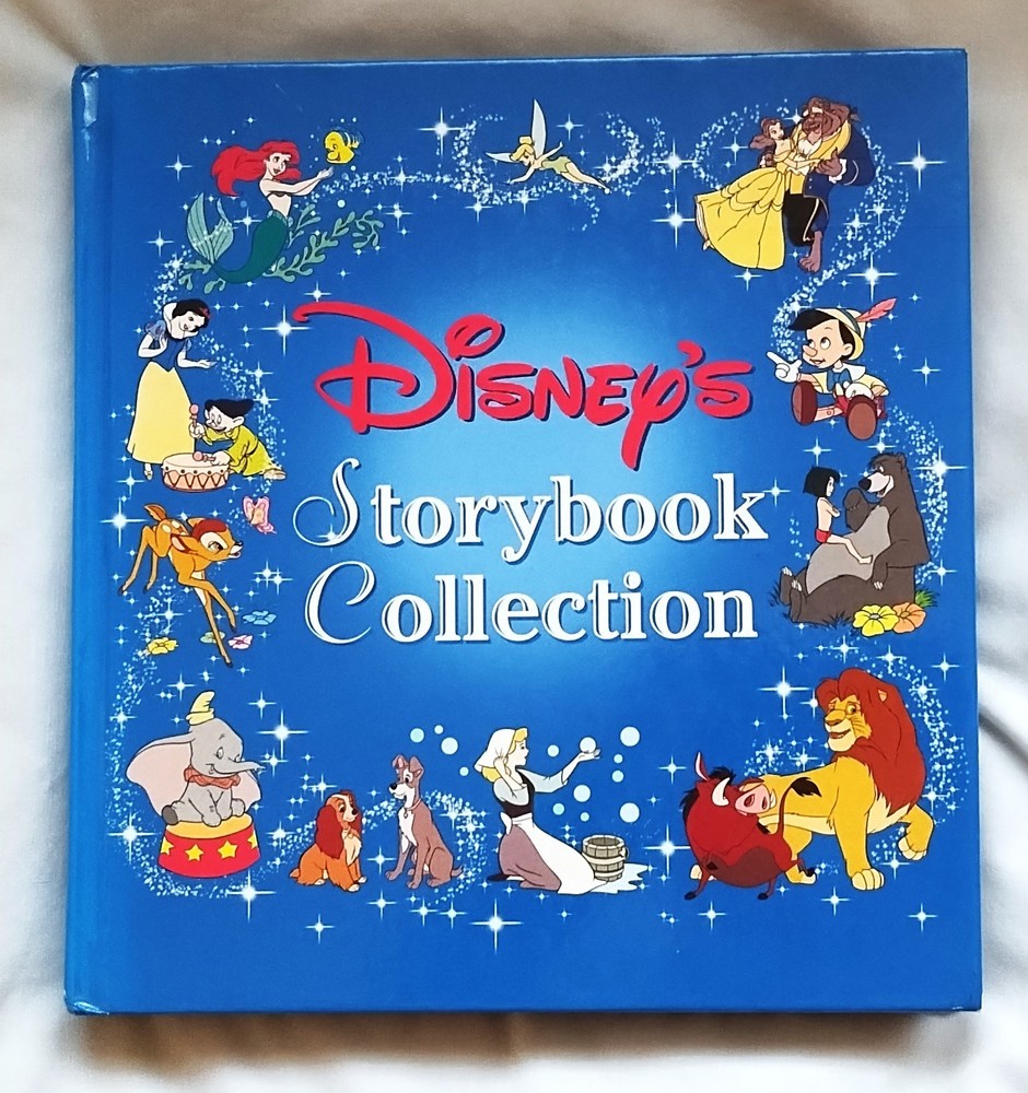 Vintage Disney STORYBOOK COLLECTION 1st Edition Hardcover Silver Gilt Edges 1998