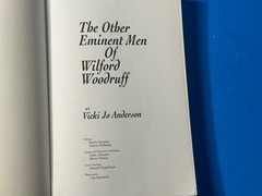 Other Eminent Men of Wilford Woodruff Vicki Jo Anderson Mormon PB 2nd ed 2000