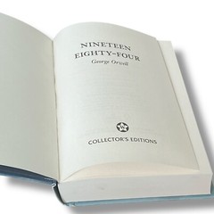 Nineteen Eighty-Four by George Orwell Collector’s Special Edition HARDCOVER 7X5