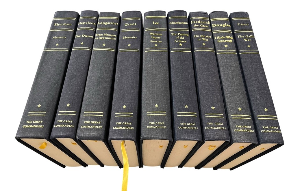 The Great Commanders Series Book Lot Of 9: 1990s 1st Printing HC Hardcover VG