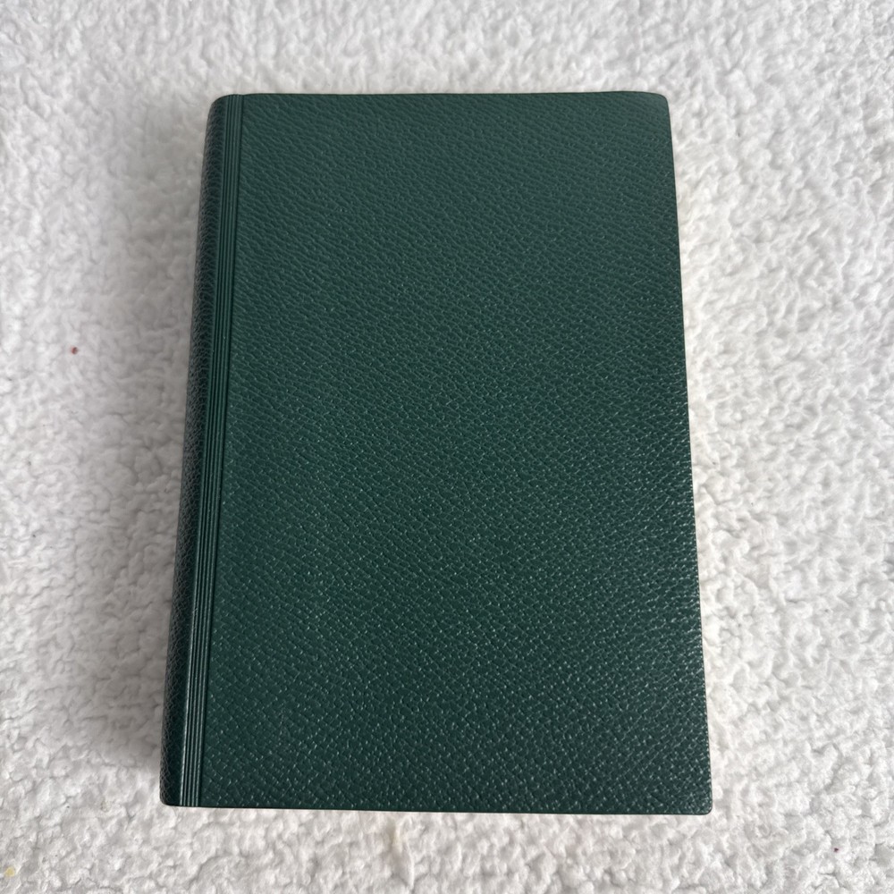 Russian Bible Small. Green Faux Leather Bound. Text Entirely In Russian 6x4x1”