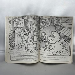 The Wizard Of Oz Coloring Story Book 4 Sheets Color Stickers