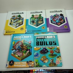 Official Minecraft Guides and Handbooks By Mojang and Unofficial HC & PB