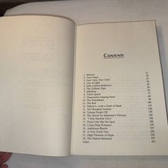 MADONNA The Book large paperback book First Quill Edition PHOTOS 256 pages