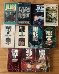 Vintage Lot of 11 PBs by James Blish-Cities in Flight-Earthman-Star Trek
