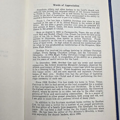 Vintage 101 Sermon Outlines Frank Cox HC 1971 Preaching Christian Book Vintage