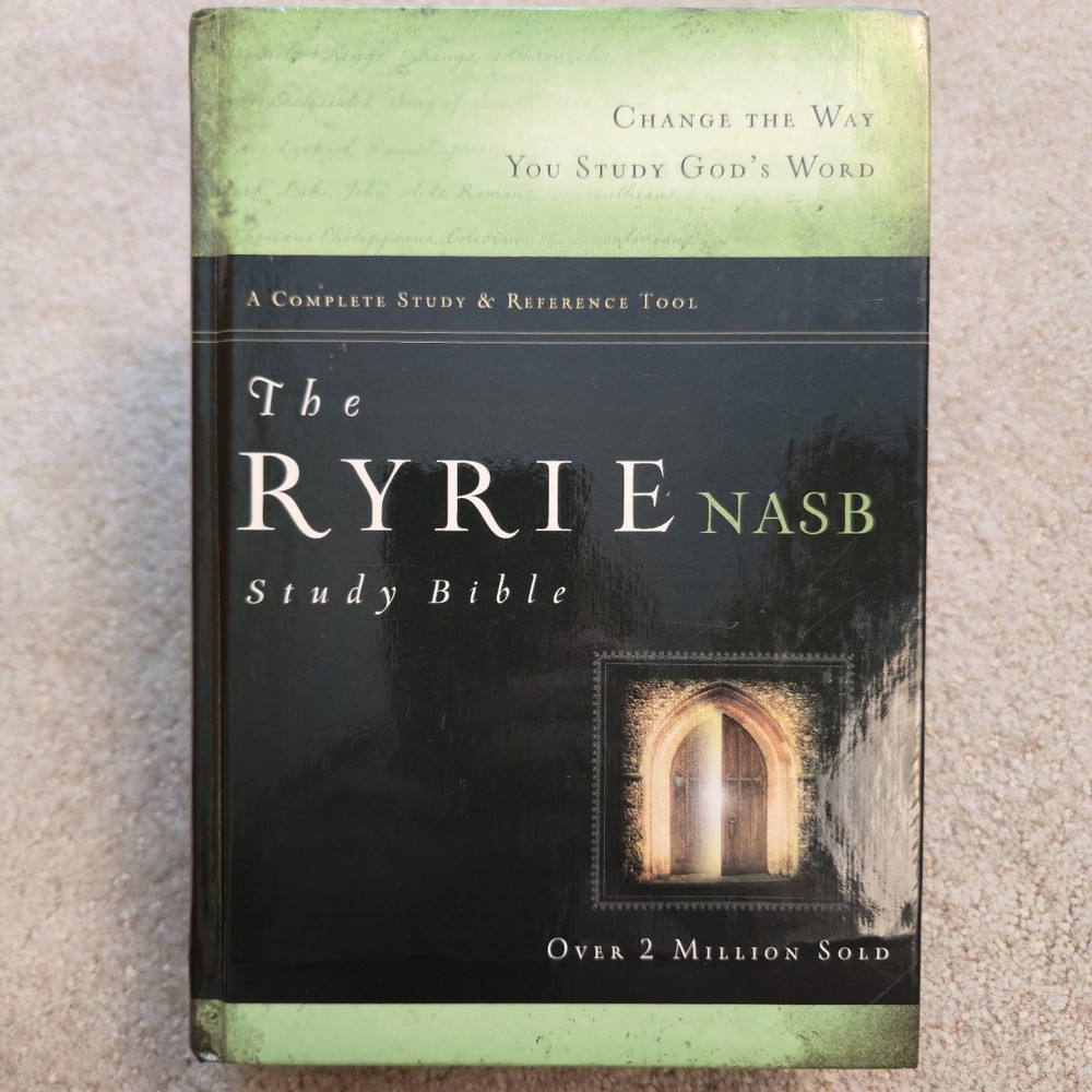 Ryrie NAS Study Bible Hardback Red Letter by Charles C. Ryrie (1995, Hardcover)