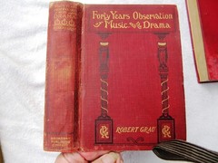 1909 ROBERT GRAU Forty Years Observation of Music and the Drama BROADWAY Theater