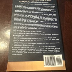 Workbook: The Mountain Is You by Alice Moore Transforming Self Sabotage Into