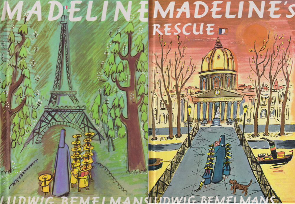 MADELINE & MADELINE’S RESCUE (2 BOOKS), HB, 12″x9″, LUDWIG BEMELMANS