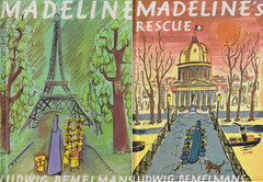 MADELINE & MADELINE’S RESCUE (2 BOOKS), HB, 12″x9″, LUDWIG BEMELMANS