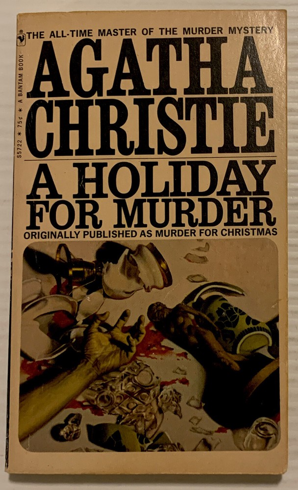 A Holiday For Murder Mystery Paperback Book by Agatha Christie Suspense 1969