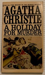A Holiday For Murder Mystery Paperback Book by Agatha Christie Suspense 1969