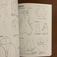 How to Draw a Girl’s Body: Character Bones and Flesh Art Book Illustration