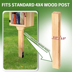 Little Library Mount 11x8x4 inches – Easy Setup for Outdoor Book Sharing