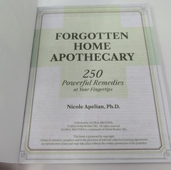 Forgotten Home Apothecary 250 Natural Remedies – Apelian Ph.D Trade PB Color Pic