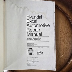 Haynes-Hyundai Excel 1986 thru 1991 All Models Owners Workshop Manual # 1552