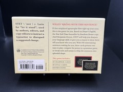 STET! Dreyer’s English – A Game For Language Lovers, Geeks, & Bibliophiles *NEW*