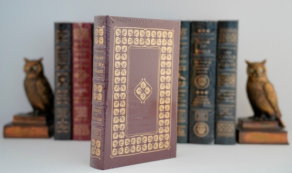 Robert J Wagner SIGNED Pieces of My Heart SEALED Easton Press FIRST EDITION