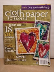 Cloth Paper Scissors & Collage Mixed Media Art – Lot of 6 Books & Magazines