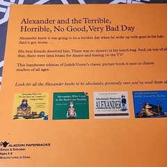 Alexander and the Terrible, Horrible, No Good, Very Bad Day Judith Viorst