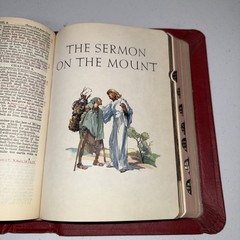 1946 Holy Bible The Good Shepherd Ed Christian Workers Indexed Illustrated EUC