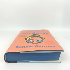 Lessons In Chemistry Bonnie Garmus HC Blue Sprayed Edges Acceptable
