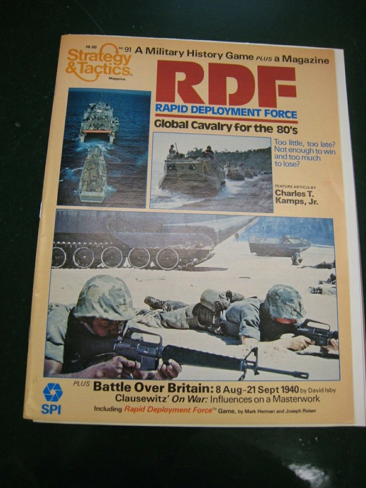 Strategy & Tactics #91 RDF Unpunched SPI Wargame