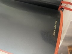CSB Diadem Reference Edition, Orange calfskin Like New W/Box Cambridge Bible