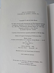 A History Of The World In 10 1/2 Chapters HCDJ Signed By Julian Barnes