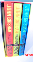 John Grisham Theodore Boone Deluxe Box Set Hard Cover Dust Jacket Slipcase New