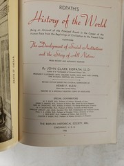 Ridpath’s History of the World (1930’s – 8 Books – Volumes 2 – 9 Only)