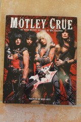 Nikki Sixx Signed Autographed Motley Crue Book A Visual History Concert Photos