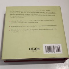 500 White Wines by Natasha Hughes & Patricia Langton 5.5×5.5in Hardcover 2009