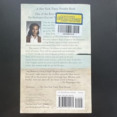 Colson Whitehead Sag Harbor Trade Paperback Knopf Doubleday 2010 352 Pages