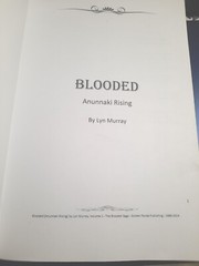 Blooded Trilogy Blooded Anunnaki Rising by Lyn Murray Paperback Horror 2014