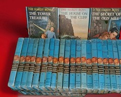 Vintage 1960s–1970s Hardy Boys Books Lot of 43 Grosset & Dunlap Blue Spine