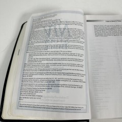 NIV Study BIBLE 1995 Black Bonded Leather 1984 10th Anniversary Zondervan