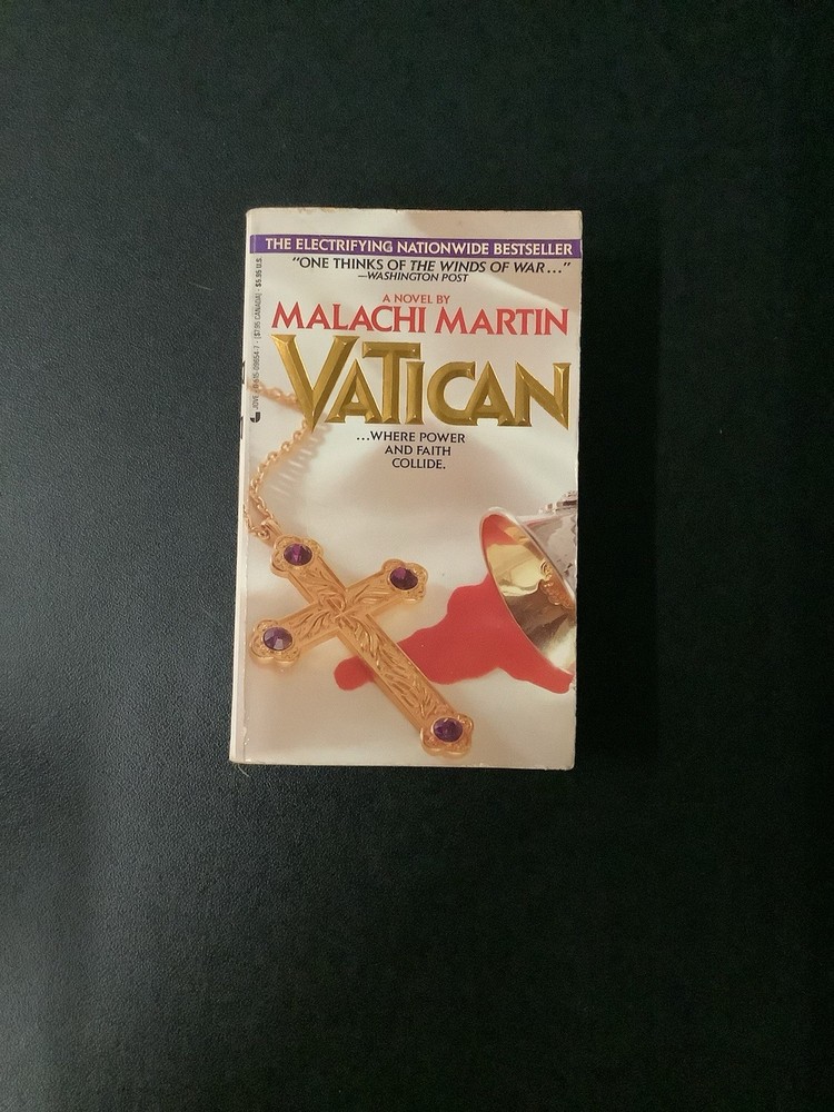 Vatican by Malachi Martin 1986 Trade Paperback First Edition Good Condition