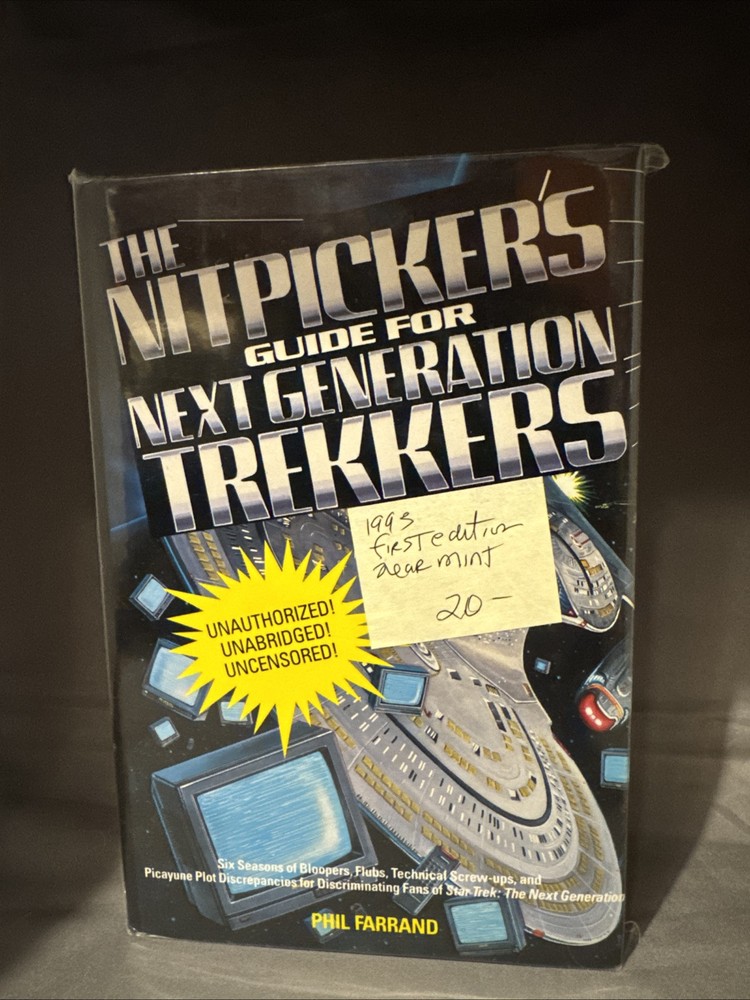 The NItpickers Price Guide for Next Generation Trekkies | Phil Farrand HCDJ *MN*