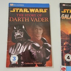 Lot 5 Level 3 & 4 Readers Comic Paperback Books Mixed Star Wars X-Men Turtles