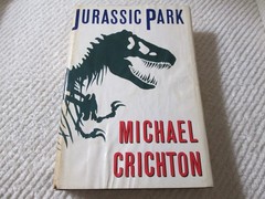 Michael Crichton JURASSIC PARK HC/DJ/BCE Book Club Edition Hardcover 1990