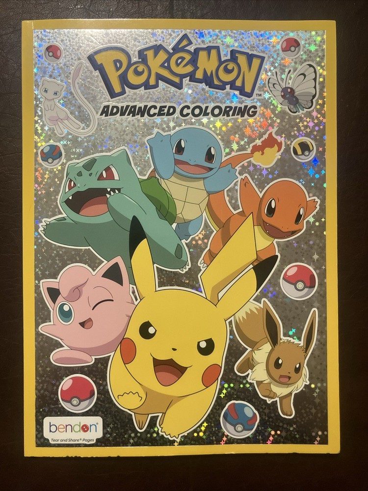 Pokémon Advanced Coloring Book – 40 pages