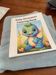NEw Baby Dinosaur Coloring Book – Fun & 5. Spiral Bound Coloring Book