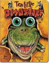 Ten Little Dinosaurs (Eyeball Animation): Board Book Edition – Board book – GOOD